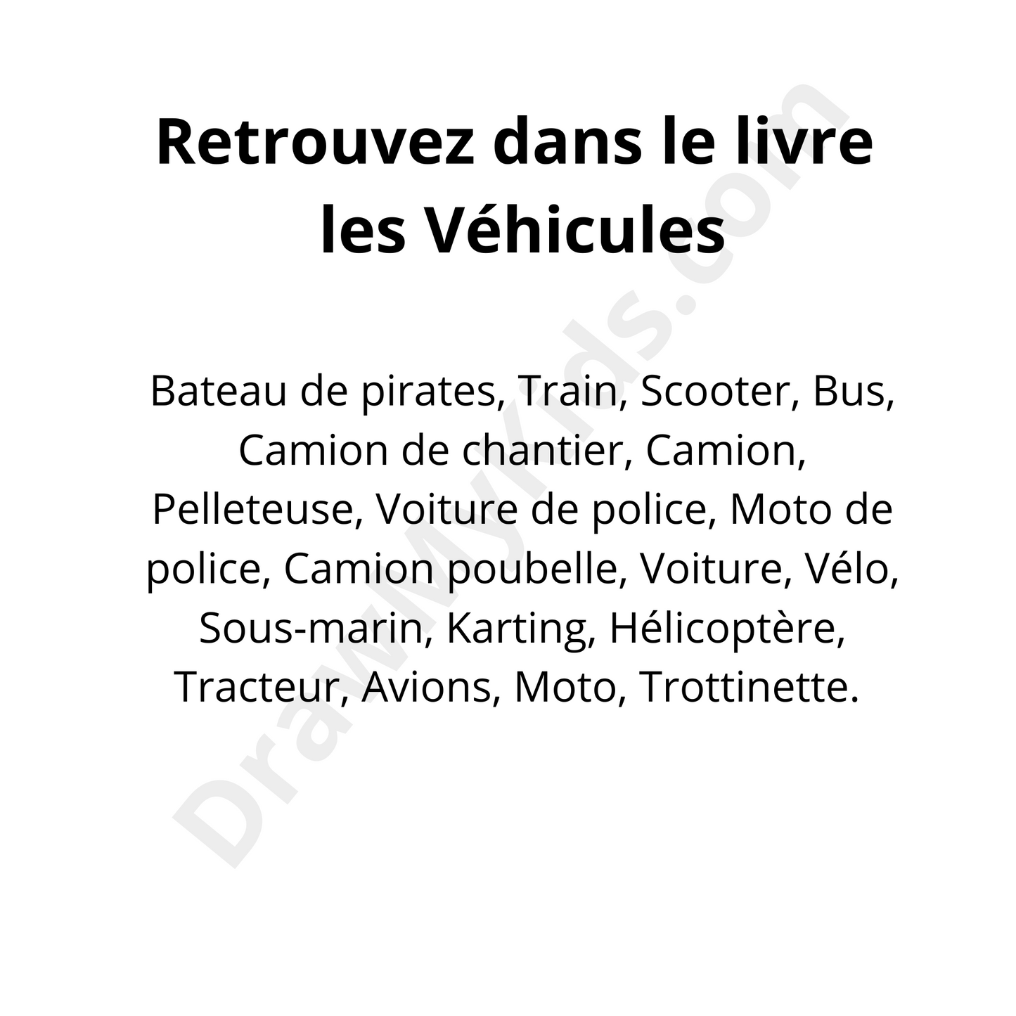 Les Véhicules