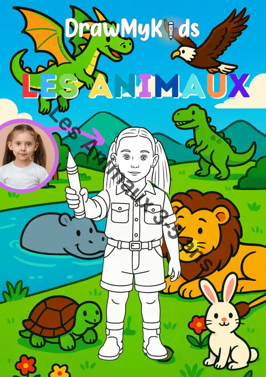 Les Animaux 3-5 ans - Livre de coloriage